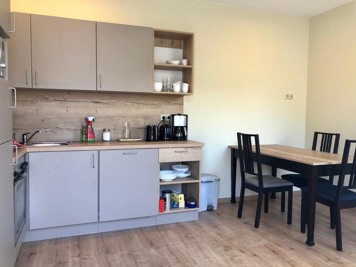 Die Senfbude - Wunderschoene Apartments Fuer 4 Personen Mit Terrasse & Stellplatz Лейпциг Экстерьер фото